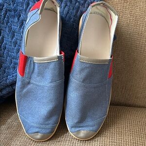 Denim Color Block Shoes